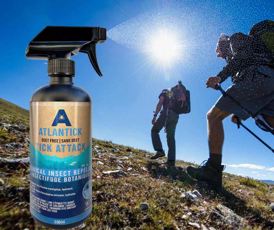 Puregard Atlantick Insect and Tick Repellent - 100% Botanical - Safe for Humans and Dogs - Made in Canada