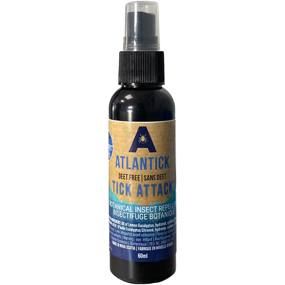 Atlantick Tick and Insect Repellent - 100% Botanical - Safe for Humans and Dogs - Made in Canada
