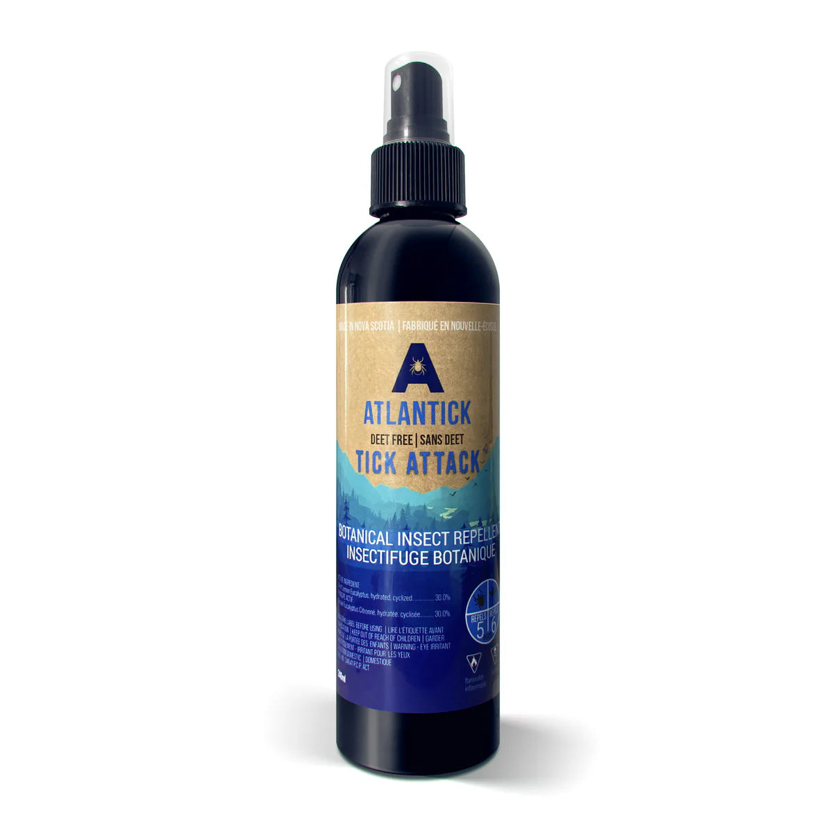 Atlantick Tick and Insect Repellent - 100% Botanical - Safe for Humans and Dogs - Made in Canada