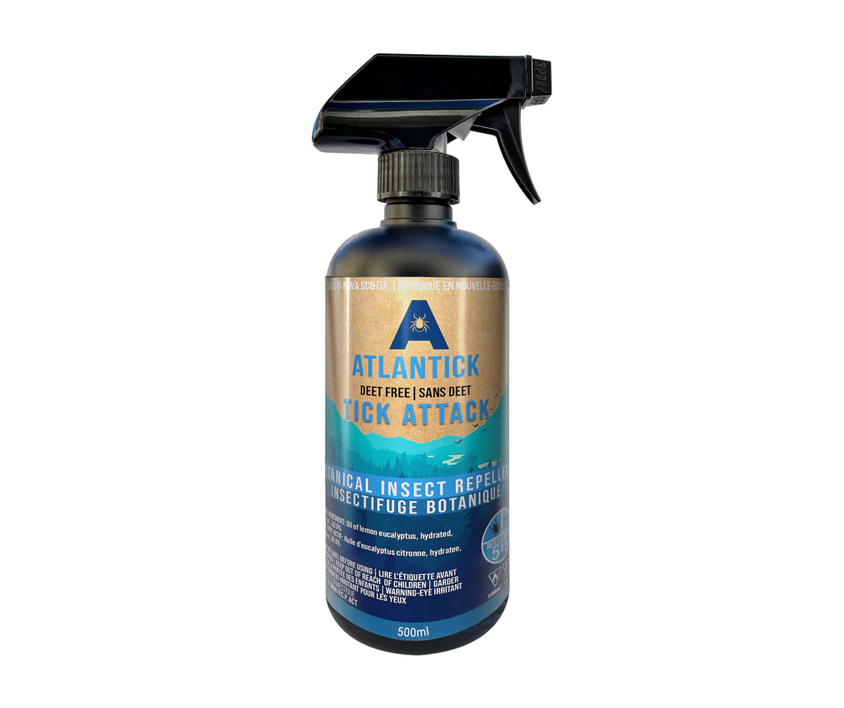 Puregard Atlantick Insect and Tick Repellent - 100% Botanical - Safe for Humans and Dogs - Made in Canada